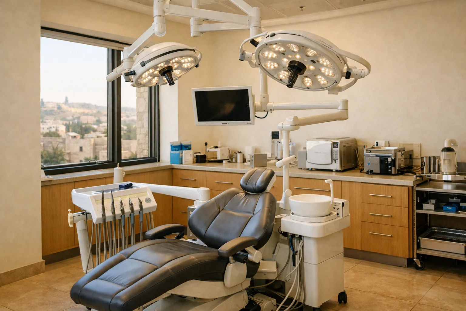 חדר ניתוח שיניים מודרני בירושלים