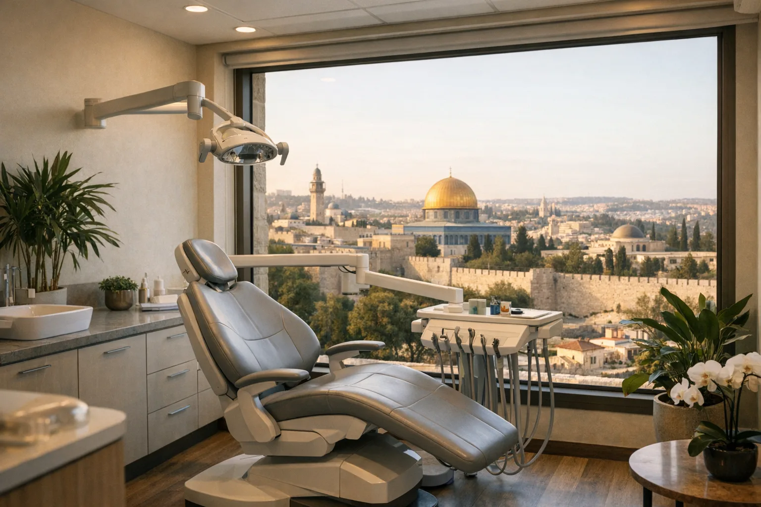 חדר טיפולים נעים במרפאת שיניים