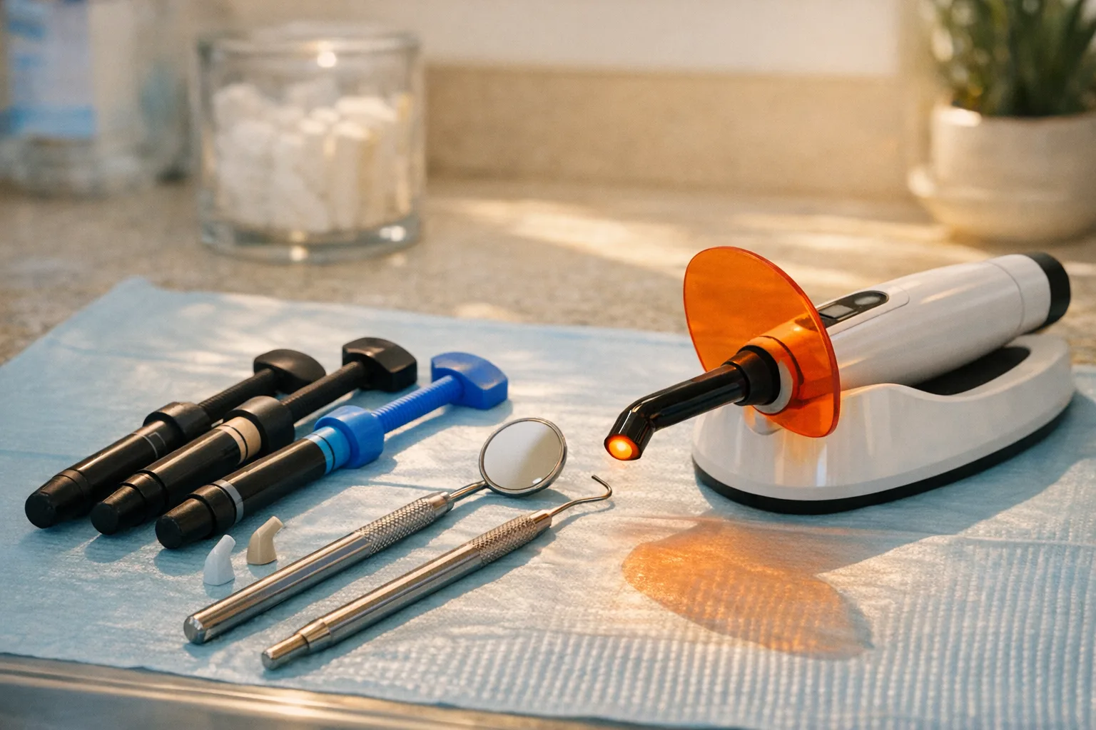 חומרי סתימה ומכשור לטיפול בעששת